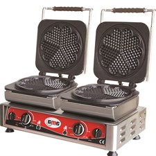 İnoksan-Waffle Makinesi İkili Yonca Modeli