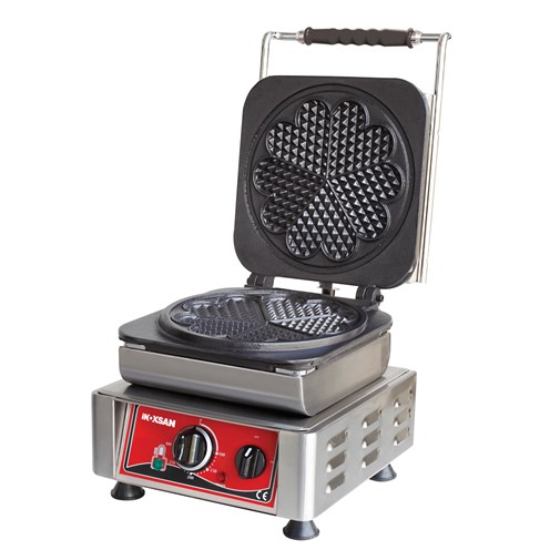 İnoksan-Waffle Makinesi Yonca Modeli/Tekli